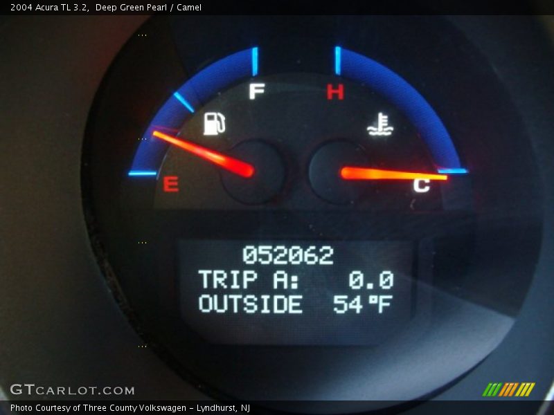 Deep Green Pearl / Camel 2004 Acura TL 3.2