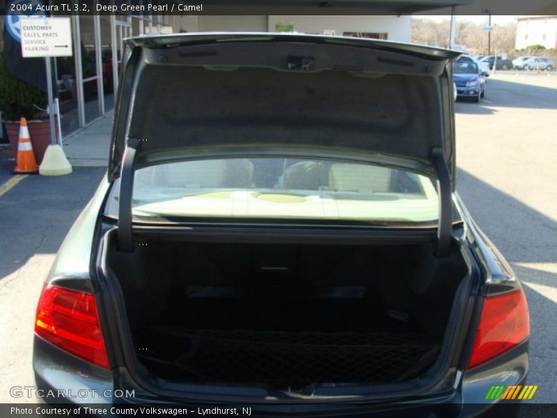 Deep Green Pearl / Camel 2004 Acura TL 3.2