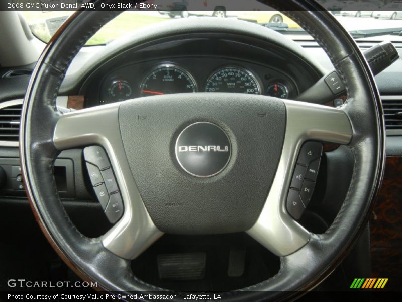 Onyx Black / Ebony 2008 GMC Yukon Denali AWD