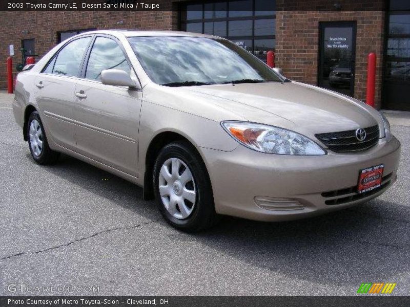 Desert Sand Mica / Taupe 2003 Toyota Camry LE