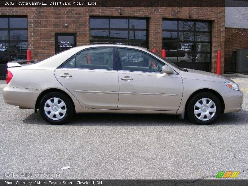Desert Sand Mica / Taupe 2003 Toyota Camry LE