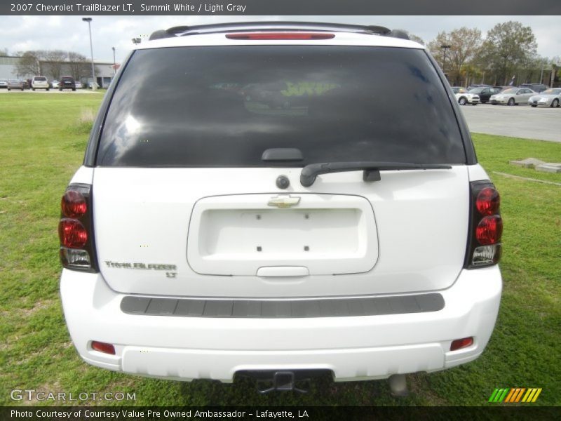Summit White / Light Gray 2007 Chevrolet TrailBlazer LT