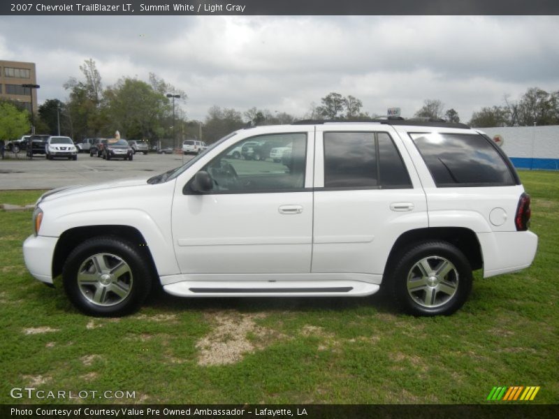Summit White / Light Gray 2007 Chevrolet TrailBlazer LT