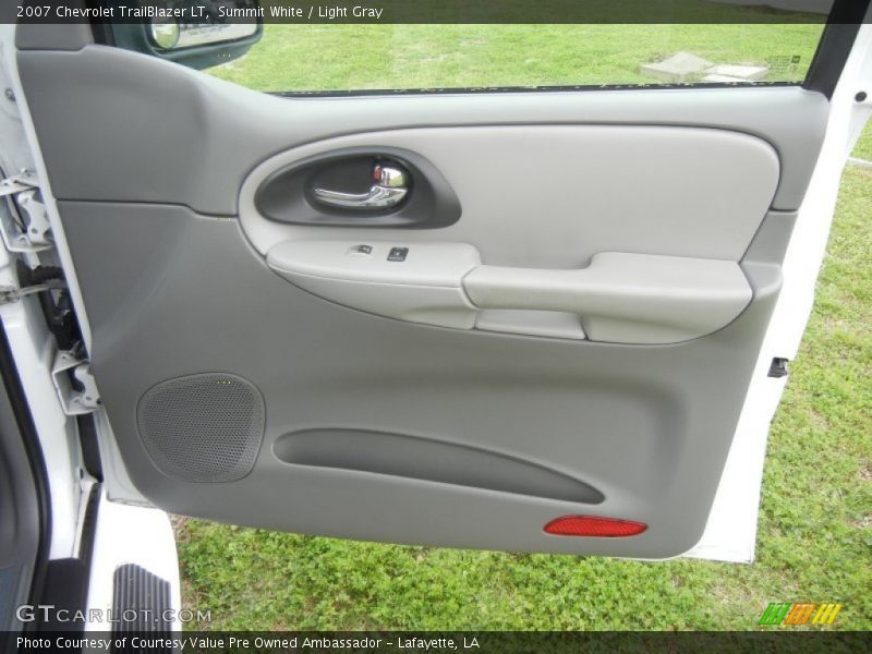 Summit White / Light Gray 2007 Chevrolet TrailBlazer LT