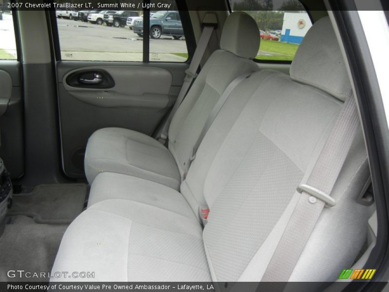 Summit White / Light Gray 2007 Chevrolet TrailBlazer LT