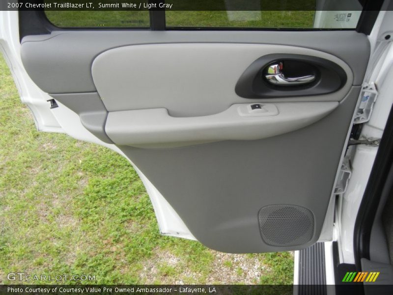 Summit White / Light Gray 2007 Chevrolet TrailBlazer LT