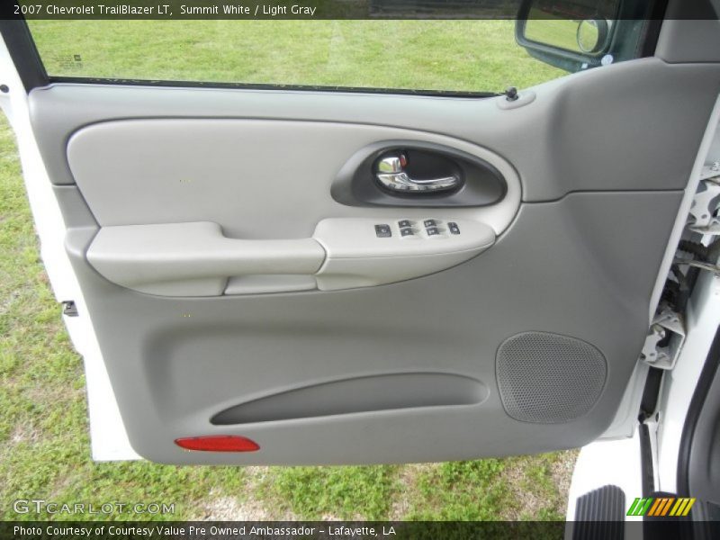 Summit White / Light Gray 2007 Chevrolet TrailBlazer LT