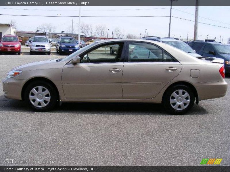 Desert Sand Mica / Taupe 2003 Toyota Camry LE