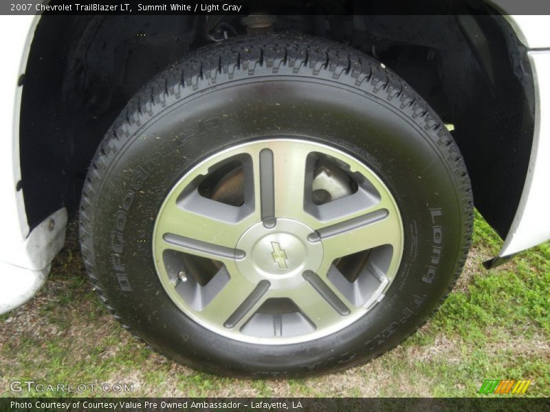 Summit White / Light Gray 2007 Chevrolet TrailBlazer LT