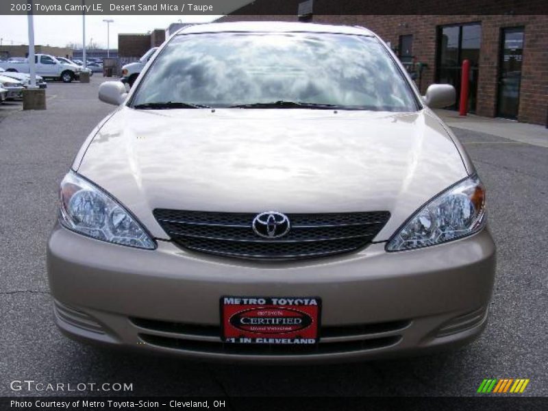 Desert Sand Mica / Taupe 2003 Toyota Camry LE