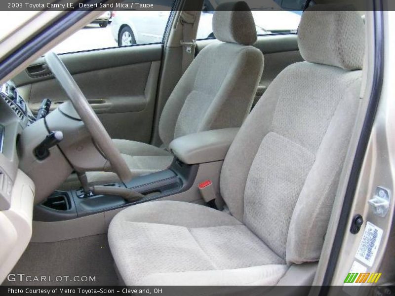 Desert Sand Mica / Taupe 2003 Toyota Camry LE