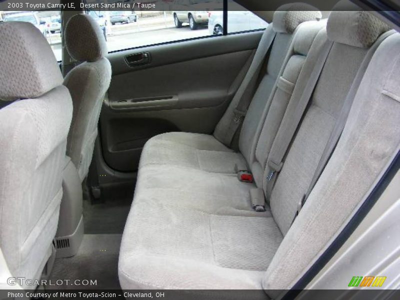 Desert Sand Mica / Taupe 2003 Toyota Camry LE