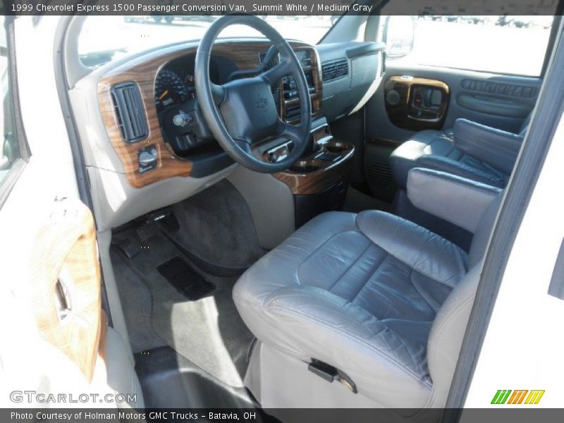 Summit White / Medium Gray 1999 Chevrolet Express 1500 Passenger Conversion Van
