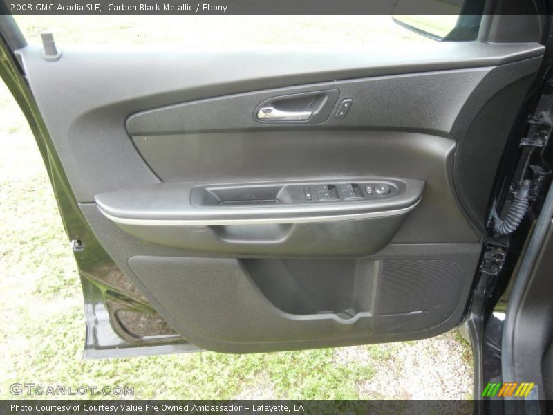 Carbon Black Metallic / Ebony 2008 GMC Acadia SLE