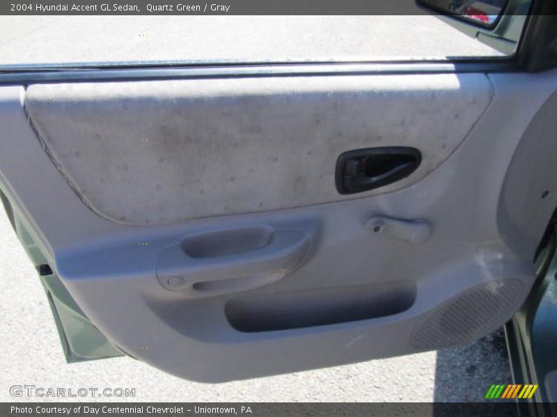 Quartz Green / Gray 2004 Hyundai Accent GL Sedan
