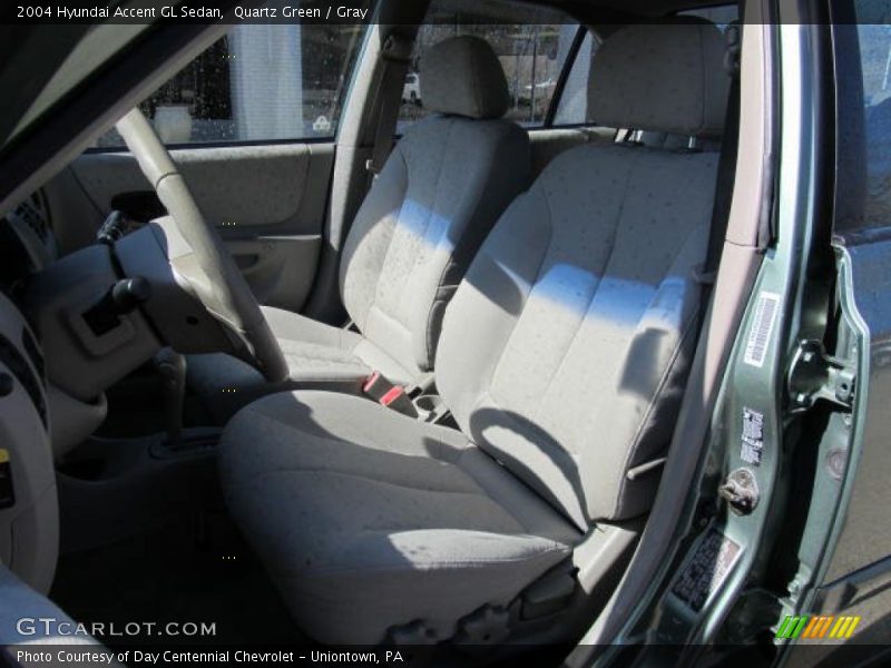 Quartz Green / Gray 2004 Hyundai Accent GL Sedan