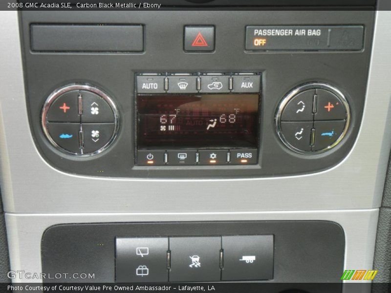 Carbon Black Metallic / Ebony 2008 GMC Acadia SLE