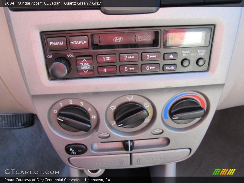Quartz Green / Gray 2004 Hyundai Accent GL Sedan