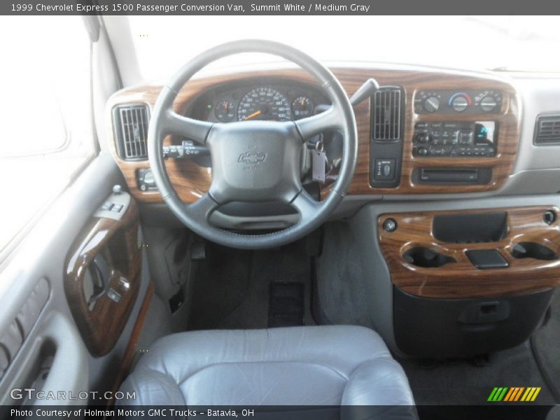 Summit White / Medium Gray 1999 Chevrolet Express 1500 Passenger Conversion Van