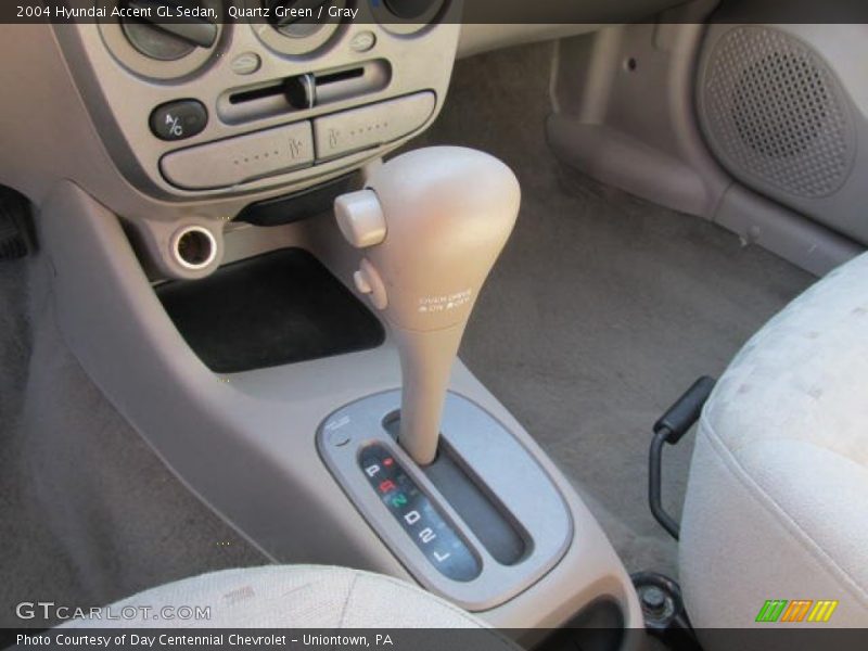 Quartz Green / Gray 2004 Hyundai Accent GL Sedan
