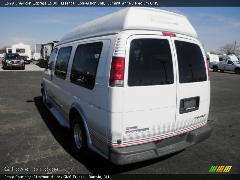 Summit White / Medium Gray 1999 Chevrolet Express 1500 Passenger Conversion Van