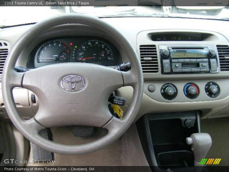 Desert Sand Mica / Taupe 2003 Toyota Camry LE