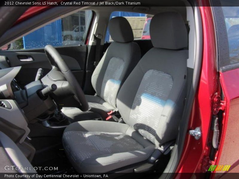 Crystal Red Tintcoat / Jet Black/Dark Titanium 2012 Chevrolet Sonic LS Hatch