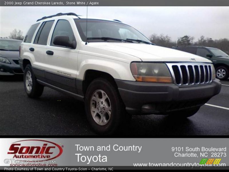 Stone White / Agate 2000 Jeep Grand Cherokee Laredo