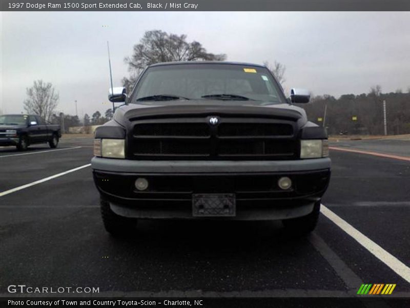 Black / Mist Gray 1997 Dodge Ram 1500 Sport Extended Cab