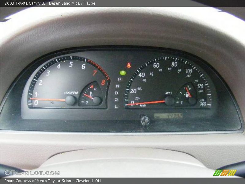 Desert Sand Mica / Taupe 2003 Toyota Camry LE