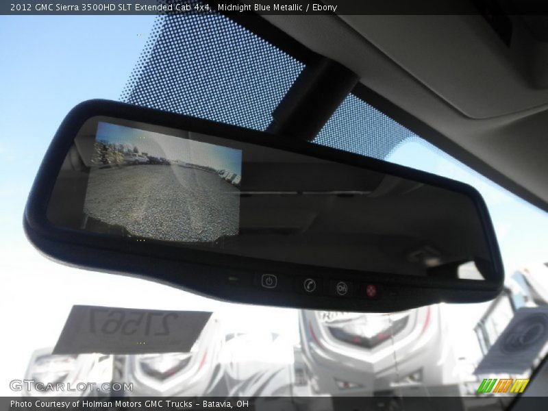 Midnight Blue Metallic / Ebony 2012 GMC Sierra 3500HD SLT Extended Cab 4x4