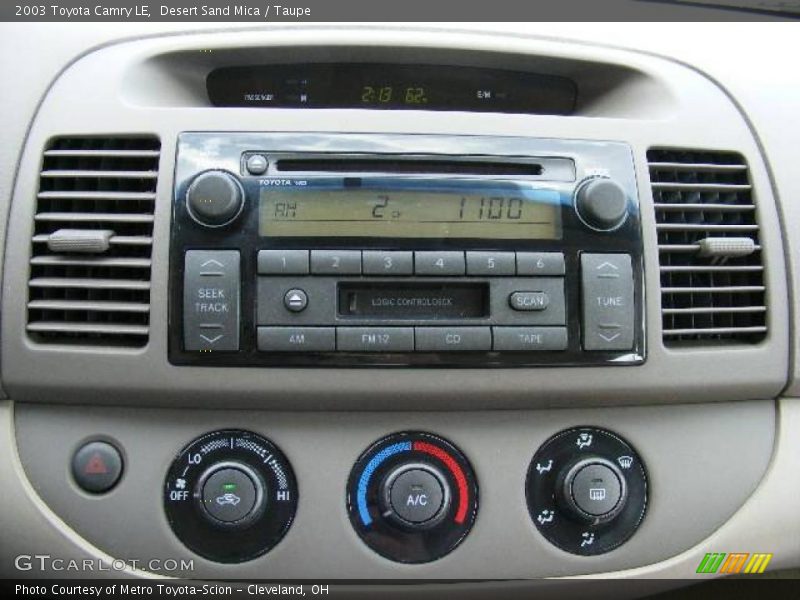 Desert Sand Mica / Taupe 2003 Toyota Camry LE