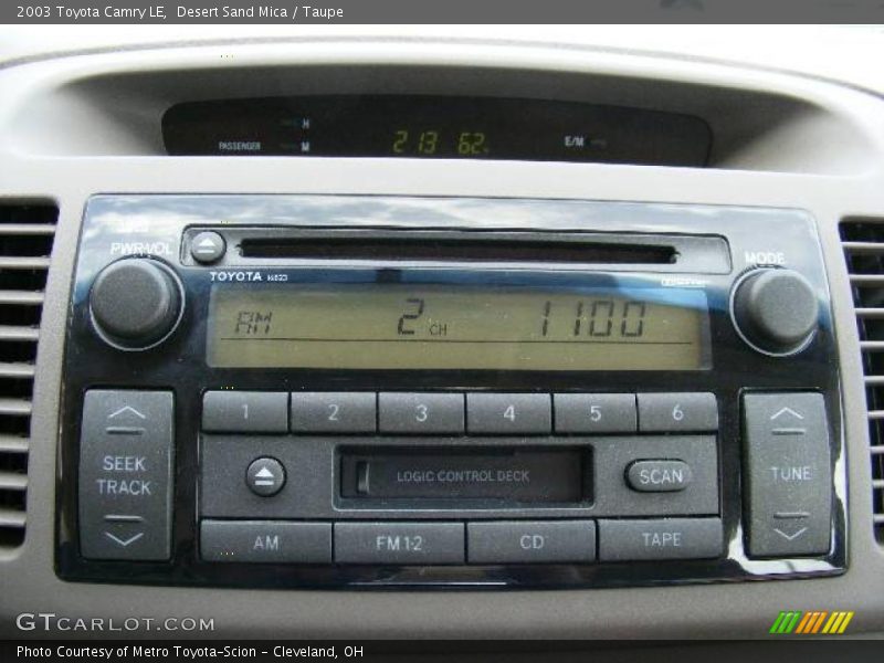 Desert Sand Mica / Taupe 2003 Toyota Camry LE