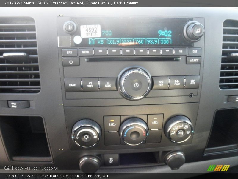 Summit White / Dark Titanium 2012 GMC Sierra 1500 SL Extended Cab 4x4