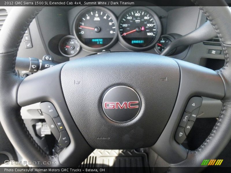 Summit White / Dark Titanium 2012 GMC Sierra 1500 SL Extended Cab 4x4