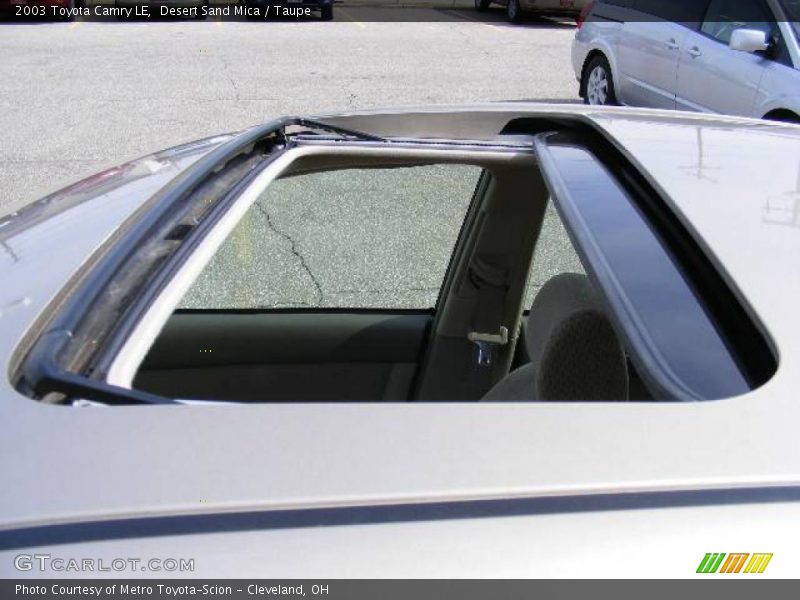 Desert Sand Mica / Taupe 2003 Toyota Camry LE
