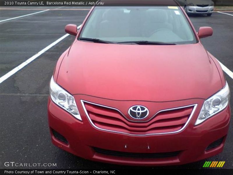 Barcelona Red Metallic / Ash Gray 2010 Toyota Camry LE