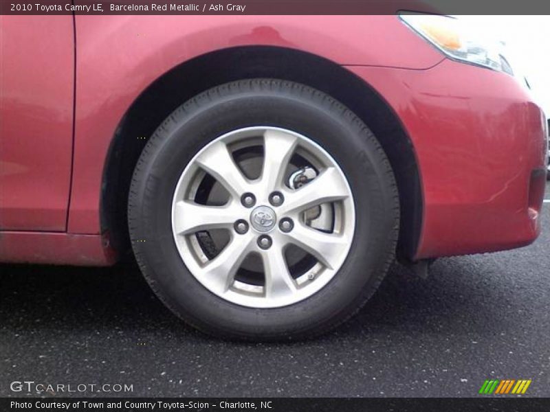 Barcelona Red Metallic / Ash Gray 2010 Toyota Camry LE