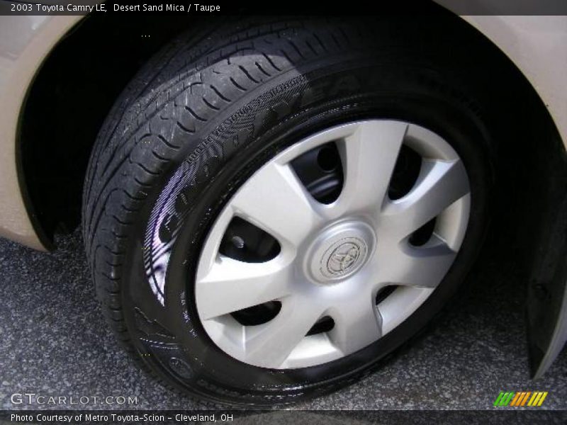 Desert Sand Mica / Taupe 2003 Toyota Camry LE