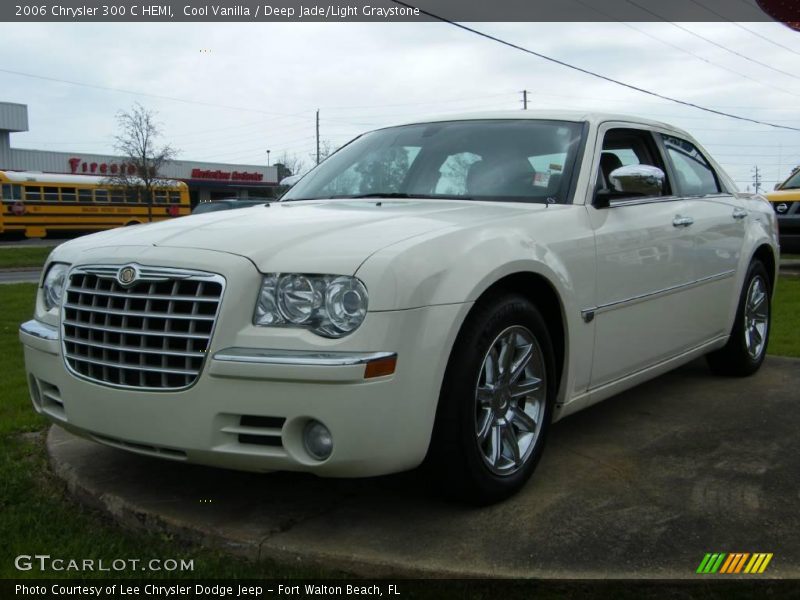 Cool Vanilla / Deep Jade/Light Graystone 2006 Chrysler 300 C HEMI