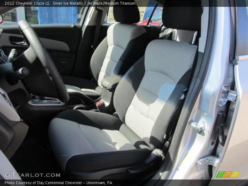 Silver Ice Metallic / Jet Black/Medium Titanium 2012 Chevrolet Cruze LS