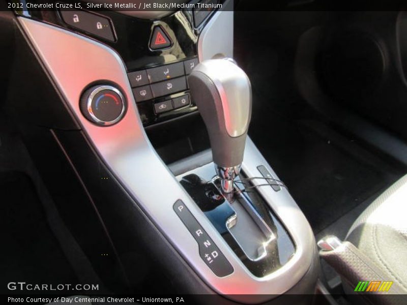 Silver Ice Metallic / Jet Black/Medium Titanium 2012 Chevrolet Cruze LS