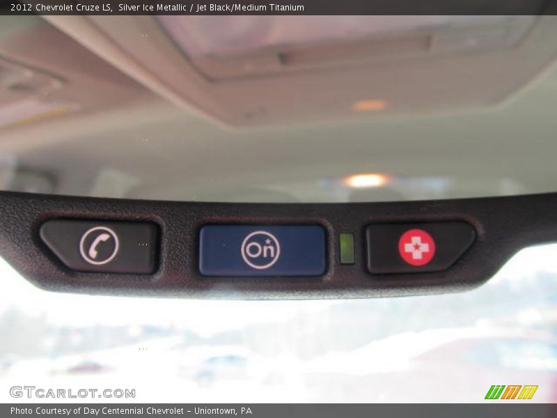 Silver Ice Metallic / Jet Black/Medium Titanium 2012 Chevrolet Cruze LS