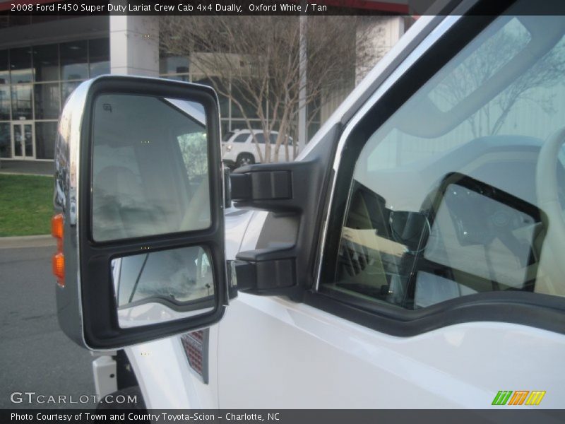 Oxford White / Tan 2008 Ford F450 Super Duty Lariat Crew Cab 4x4 Dually