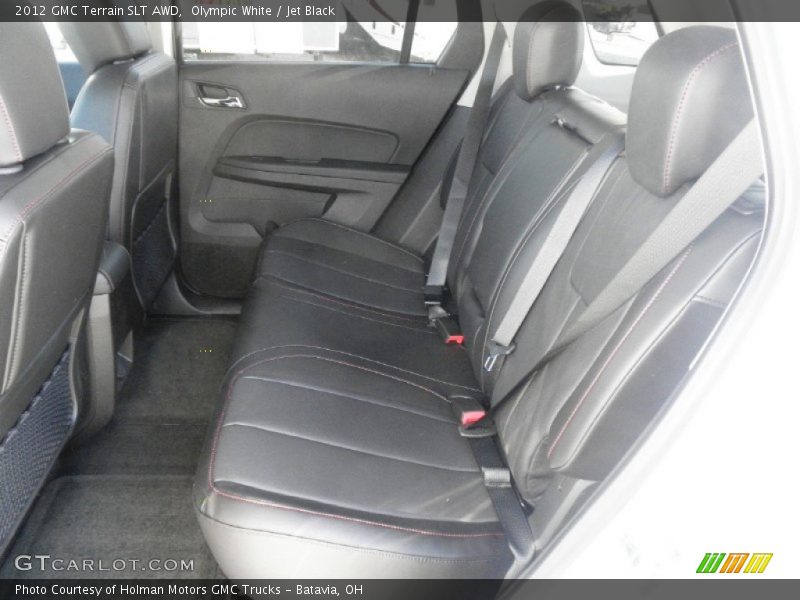 Olympic White / Jet Black 2012 GMC Terrain SLT AWD