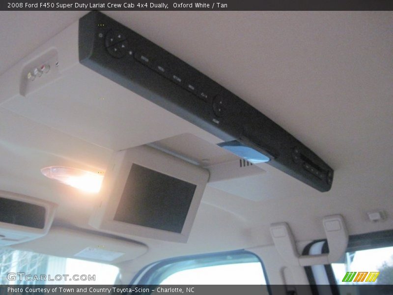 Oxford White / Tan 2008 Ford F450 Super Duty Lariat Crew Cab 4x4 Dually