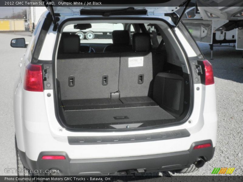 Olympic White / Jet Black 2012 GMC Terrain SLT AWD