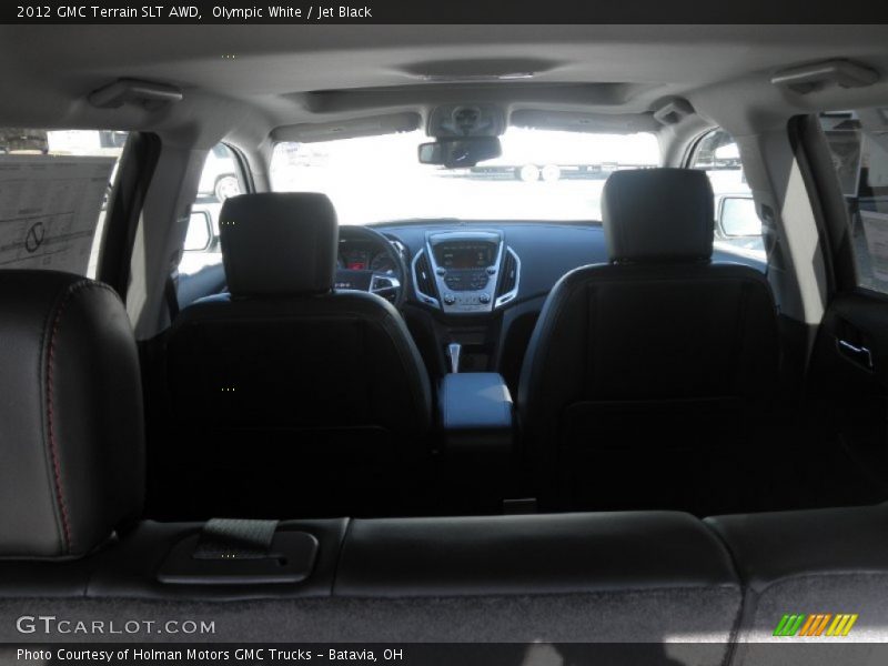 Olympic White / Jet Black 2012 GMC Terrain SLT AWD