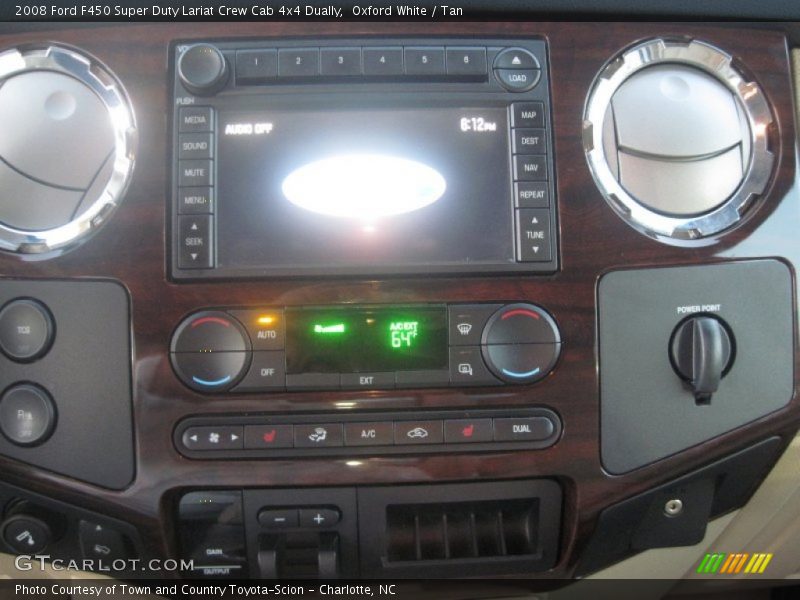 Oxford White / Tan 2008 Ford F450 Super Duty Lariat Crew Cab 4x4 Dually