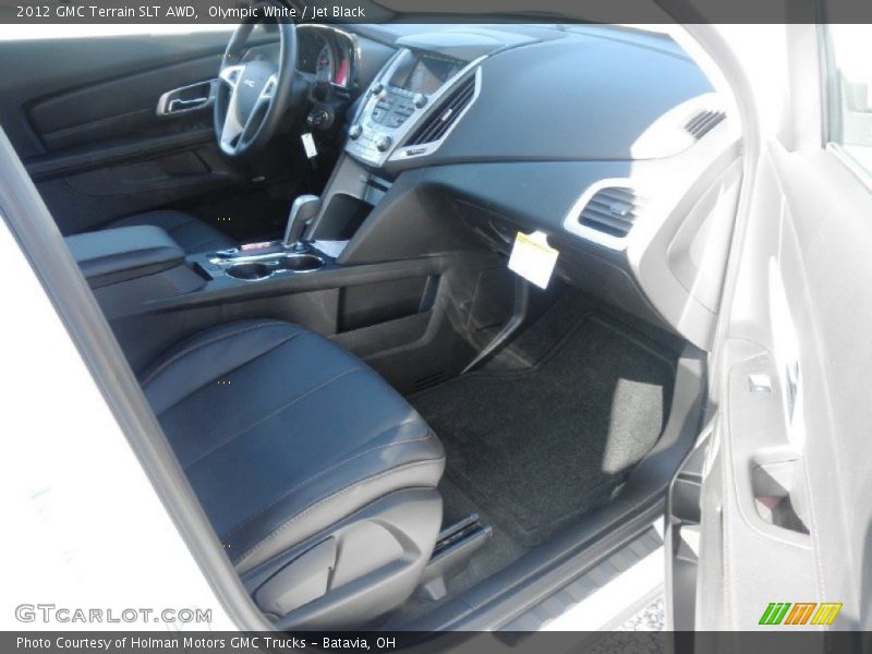 Olympic White / Jet Black 2012 GMC Terrain SLT AWD